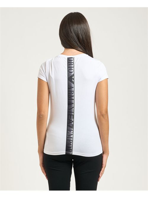 T-shirt donna EA7 con logo tape posteriore EMPORIO ARMANI EA7 | 7W000673-AF12945U0002